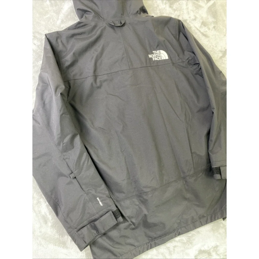 The North Face Anorak Jacket Mens Medium Black DryVent NF0A4QXE Pullover Hooded